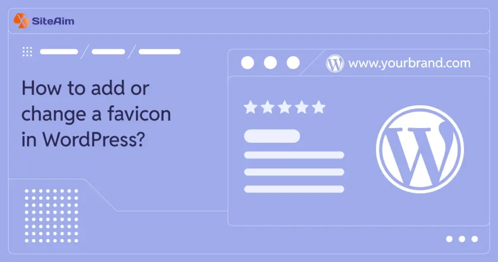 add a favicon in wordpress