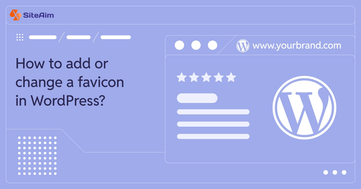 add a favicon in wordpress