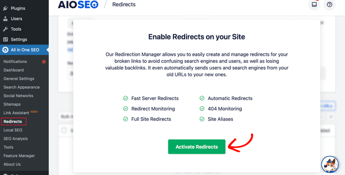 Setting Up 301 Redirects in AIOSEO