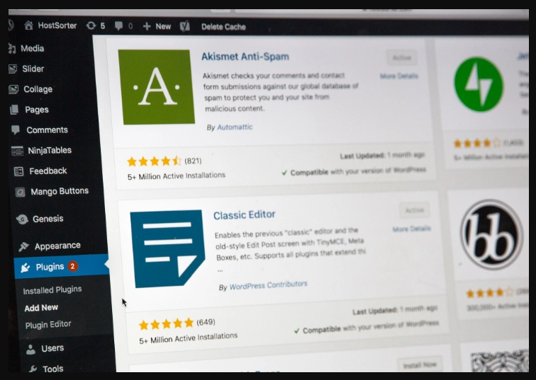 Number of Plugins and Themes introduce additional dependencies that impact the WordPress maintenance cost